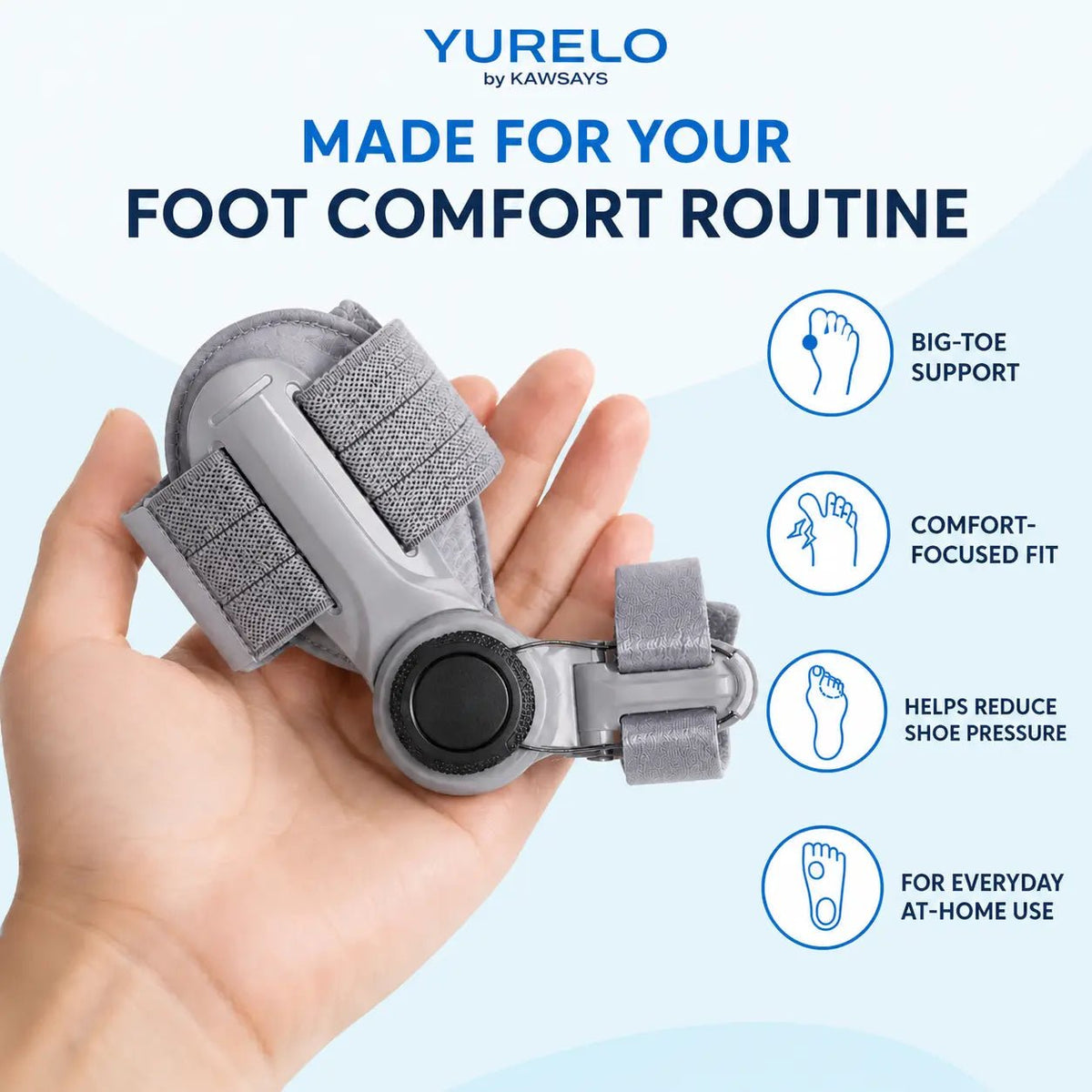 Yurelo | Gentle At-Home Support for Bunion Comfort - KAWSAYS