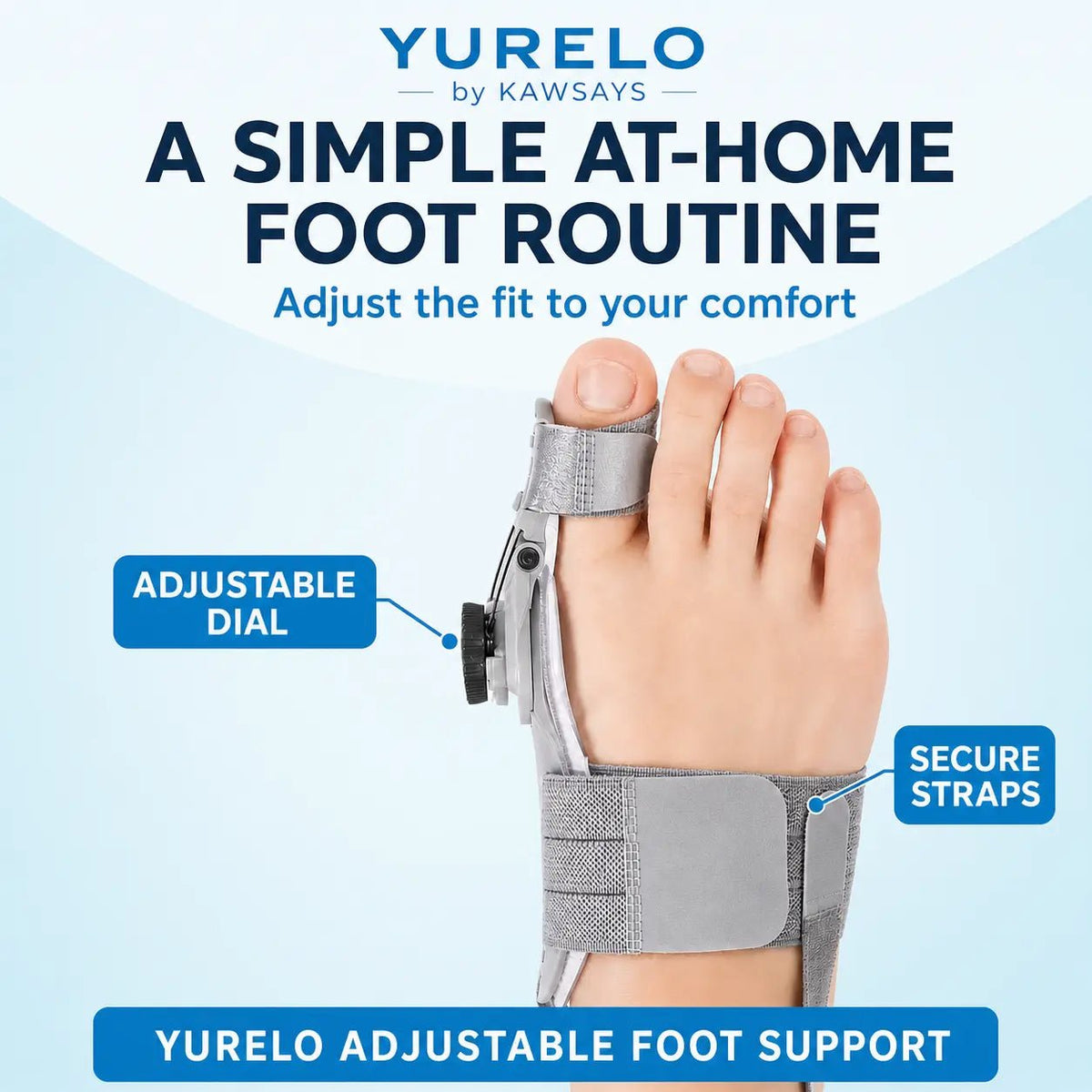 Yurelo | Gentle At-Home Support for Bunion Comfort - KAWSAYS